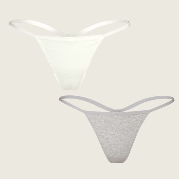 SKIMS Intimates & Sleepwear Skims Cotton Jersey T String Thong